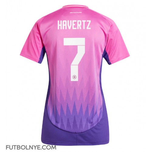 Camiseta Alemania Kai Havertz #7 Visitante Equipación para mujer Eurocopa 2024 manga corta